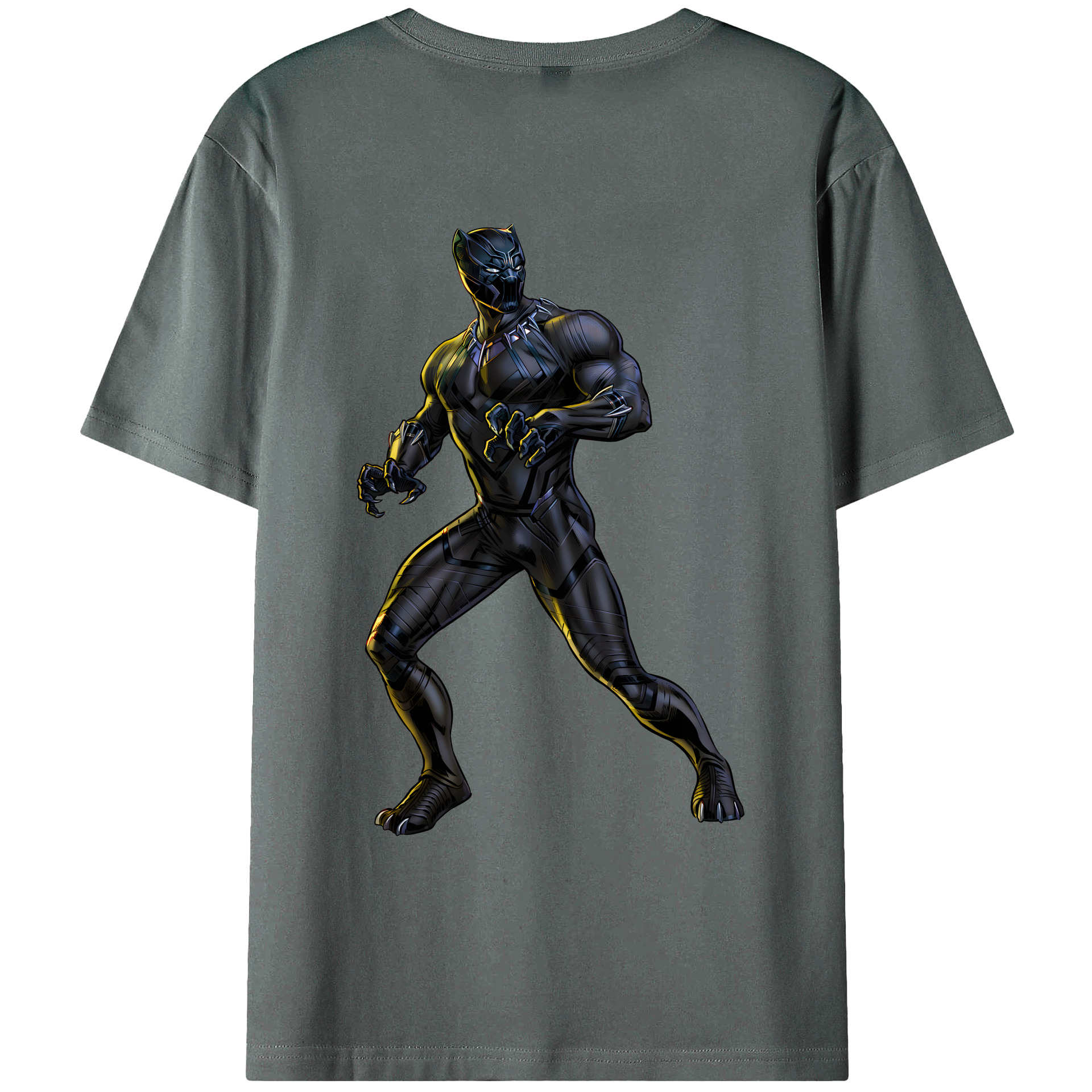 （画像用） アベンジャーズ The Avengers 綿100％ メンズ半袖Tシャツ（バックプリント） 通気性